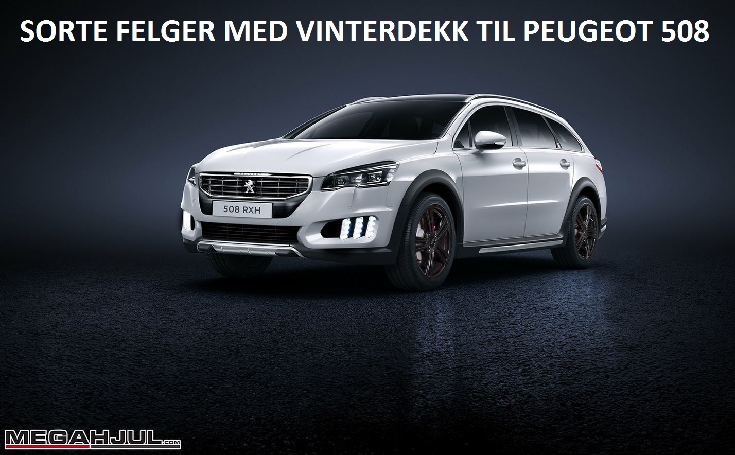 sorte-felger-med-vinterdekk-til-peugeot-508